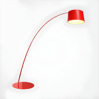 Modern Black Barrel Arc Metal Living Room Floor Lamp Zawala Image - 10