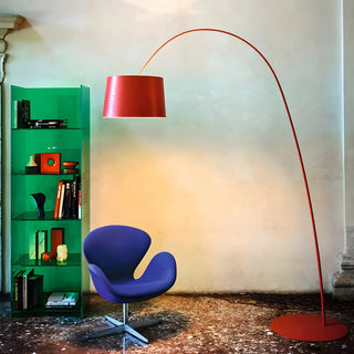 Modern Black Barrel Arc Metal Living Room Floor Lamp Zawala Image - 5
