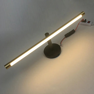 ZOWALA - Modern Simple Gold Cylinder Bathroom Vanity Light Image - 1