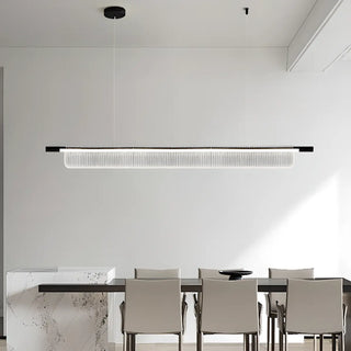 ZOWALA - Exquisite Clear Rectangle Kitchen Island Pendant Light Image - 4