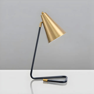 Living Room Stylish Metal Cone Shape Modern Table Lamp Zawala Image - 5