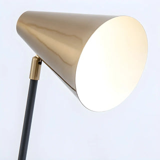 Living Room Stylish Metal Cone Shape Modern Table Lamp Zawala Image - 6
