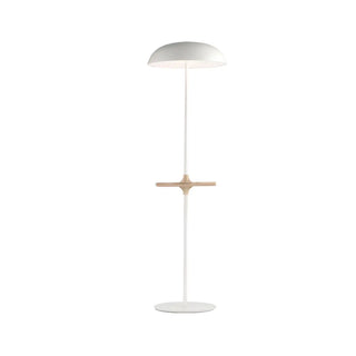 Modern Tray and Dome Shade Metal LED Floor Lamp Zawala Image - 11