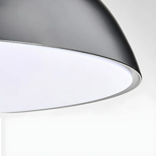 Modern Tray and Dome Shade Metal LED Floor Lamp Zawala Image - 5