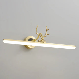 ZOWALA - Modern Black Brass Antler LED Vanity Light Image - 10