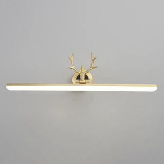 ZOWALA - Modern Black Brass Antler LED Vanity Light Image - 11