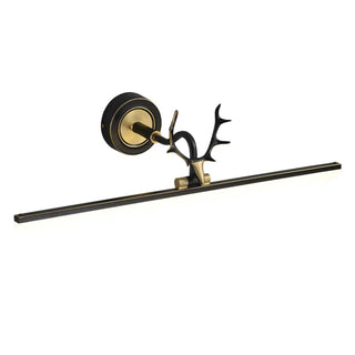 ZOWALA - Modern Black Brass Antler LED Vanity Light Image - 12