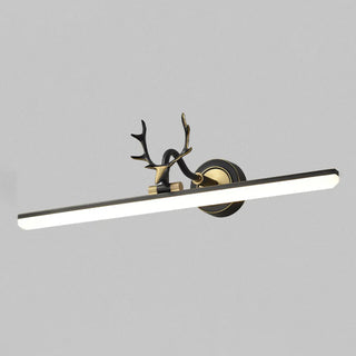 ZOWALA - Modern Black Brass Antler LED Vanity Light Image - 5