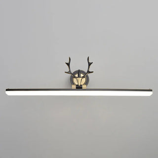 ZOWALA - Modern Black Brass Antler LED Vanity Light Image - 7