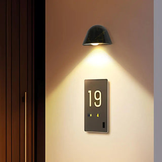 Simple Cone Metal Dimmable LED Small Wall Light Black Zawala Image - 1