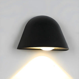 Simple Cone Metal Dimmable LED Small Wall Light Black Zawala Image - 3