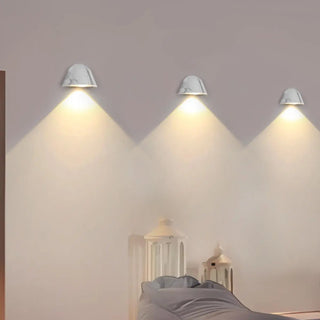 Simple Cone Metal Dimmable LED Small Wall Light Black Zawala Image - 5