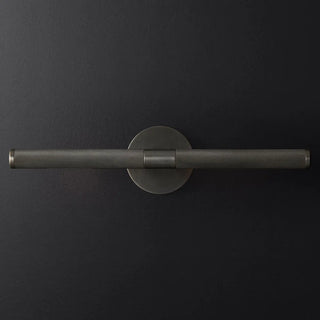 ZOWALA - Modern Sleek Black Cylinder LED Bathroom Vanity Light Image - 11