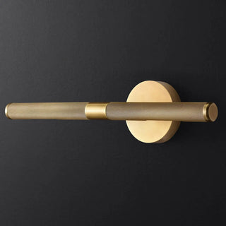 ZOWALA - Modern Sleek Black Cylinder LED Bathroom Vanity Light Image - 13