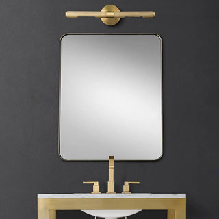 ZOWALA - Modern Sleek Black Cylinder LED Bathroom Vanity Light Image - 3