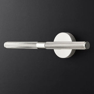 ZOWALA - Modern Sleek Black Cylinder LED Bathroom Vanity Light Image - 5