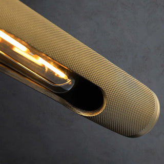 ZOWALA - Modern Sleek Black Cylinder LED Bathroom Vanity Light Image - 9
