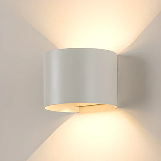 Modern Black Cube Outdoor Up Down Wall Sconce Zawala Image - 16
