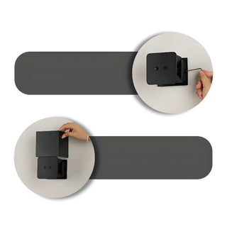 Modern Black Cube Outdoor Up Down Wall Sconce Zawala Image - 21
