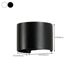 Modern Black Cube Outdoor Up Down Wall Sconce Zawala Image - 24