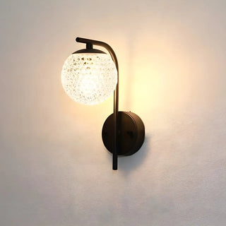 Stylish Globe Outdoor Bi-pin Small Wall Light Black Zawala Image - 4