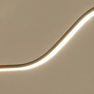 Black Bedside Modern Curved Metal LED Floor Lamp Zawala Image - 10