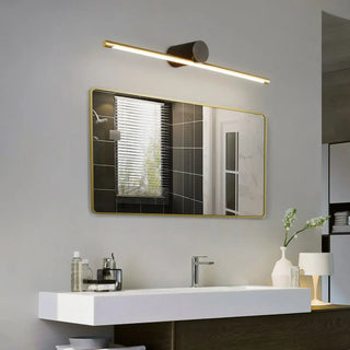 Black Modern Cylinder Wall-Mount LED Vanity Light Zawala Image - 1