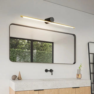 Black Modern Cylinder Wall-Mount LED Vanity Light Zawala Image - 2