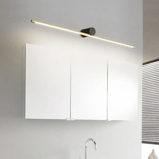 Black Modern Cylinder Wall-Mount LED Vanity Light Zawala Image - 3