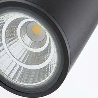 Minimalist Cylinder Black Exterior Up Down Wall Light Zawala Image - 9