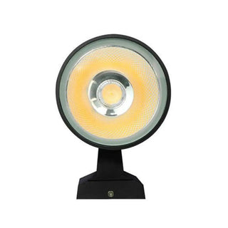 Modern Black Cylindrical Outdoor Wall Sconce Zawala Image - 13