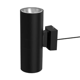 Modern Black Cylindrical Outdoor Wall Sconce Zawala Image - 6