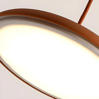 Modern Colorful Acrylic Round Dining Room Pendant Light Zawala Image - 11