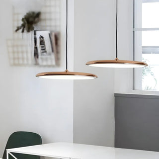 Modern Colorful Acrylic Round Dining Room Pendant Light Zawala Image - 5
