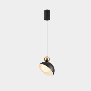 Modern Bedroom Dome White Glass Pendant Light Zawala Image - 9