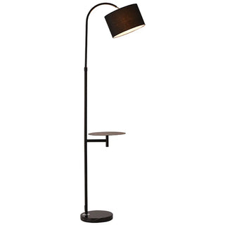 Functional Barrel Adjustable Side Table Floor Lamp Zawala Image - 11