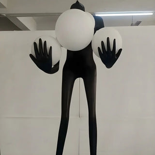 Creative Sculptural Human Figure and Globe Floor Lamp Zawala Image - 8