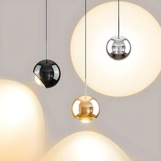 Modern Living Room Clear Glass Globe Pendant Light Zawala Image - 3