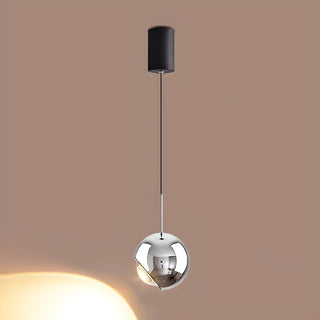 Modern Living Room Clear Glass Globe Pendant Light Zawala Image - 5