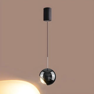 Modern Living Room Clear Glass Globe Pendant Light Zawala Image - 6