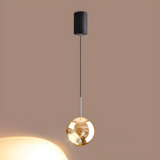 Modern Living Room Clear Glass Globe Pendant Light Zawala Image - 7