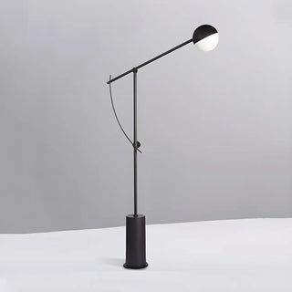 Adjustable Black Globe Modern Balance Floor Lamp Zawala Image - 5