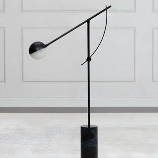 Adjustable Black Globe Modern Balance Floor Lamp Zawala Image - 6
