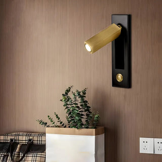 Aluminum Adjustable Rocker Switch Reading Wall Light Zawala Image - 1
