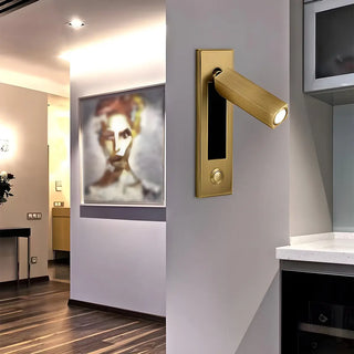 Aluminum Adjustable Rocker Switch Reading Wall Light Zawala Image - 6