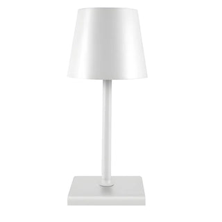 Modern Black Barrel Shade Square Base Simple Table Lamp Image - 15