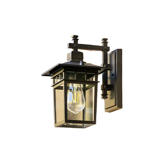 Waterproof Modern Box Black Metal Outdoor Wall Lamp Zawala Image - 11