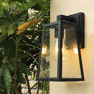 Waterproof Modern Box Black Metal Outdoor Wall Lamp Zawala Image - 7