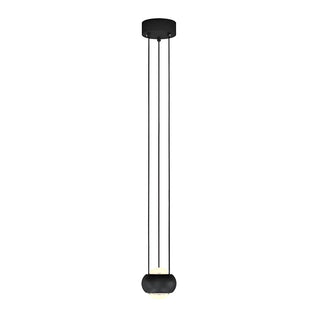 Modern Bedroom Black LED Globe Acrylic Pendant Light Zawala Image - 10
