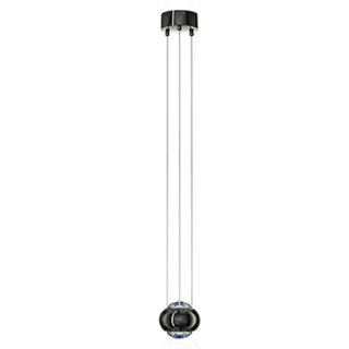 Modern Bedroom Black LED Globe Acrylic Pendant Light Zawala Image - 8